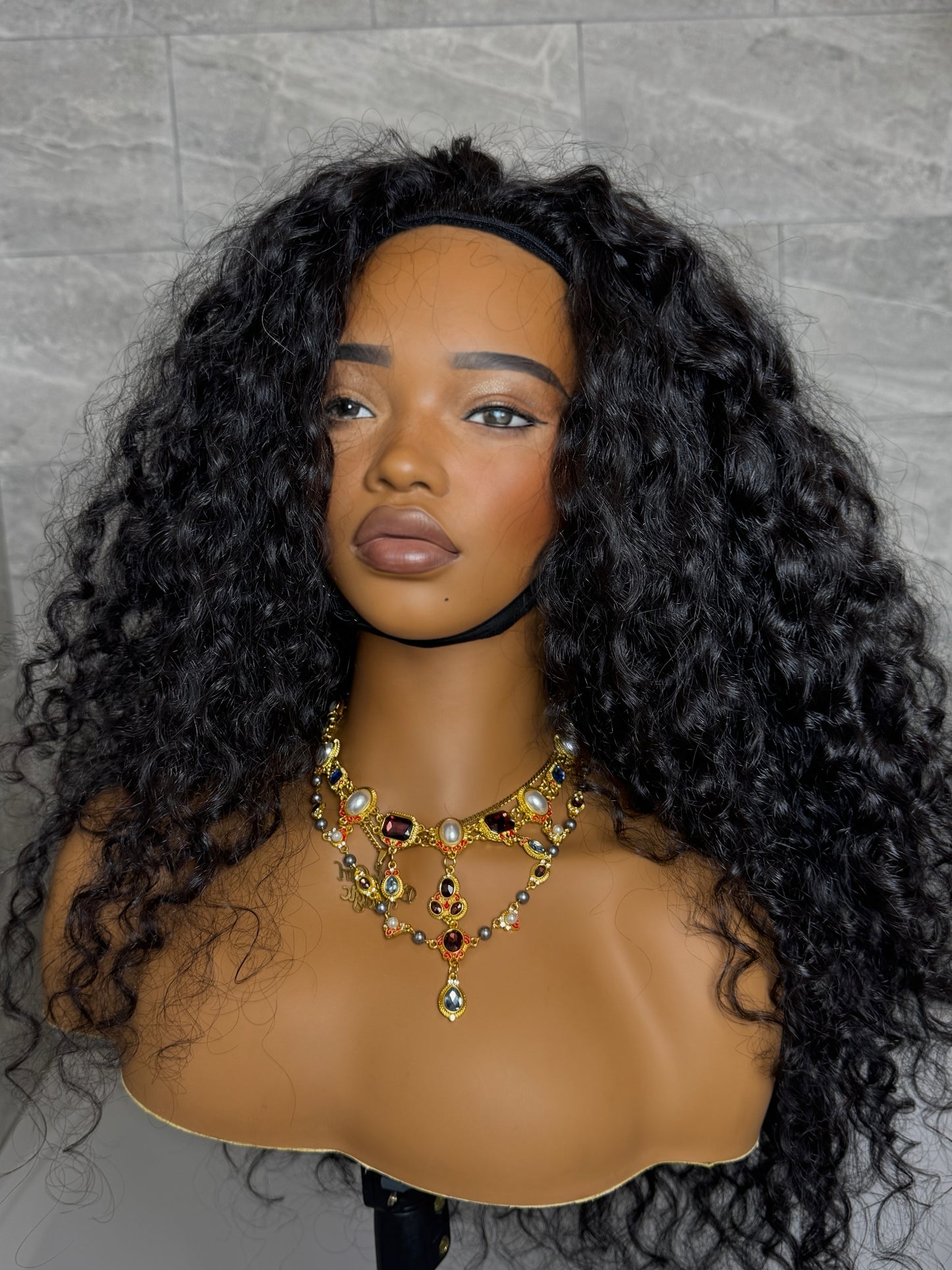 Raw Indian Loose Curly | HALF WIG
