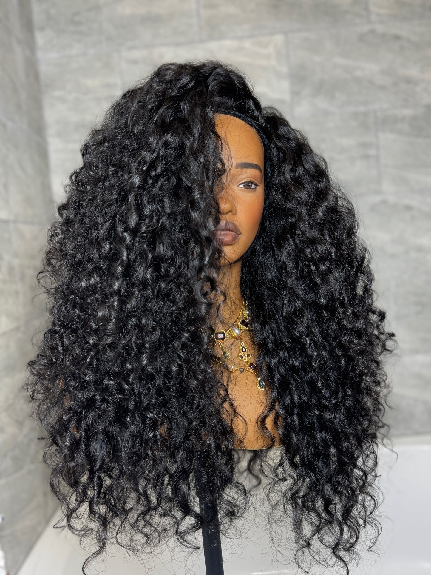 Raw Indian Loose Curly | HALF WIG