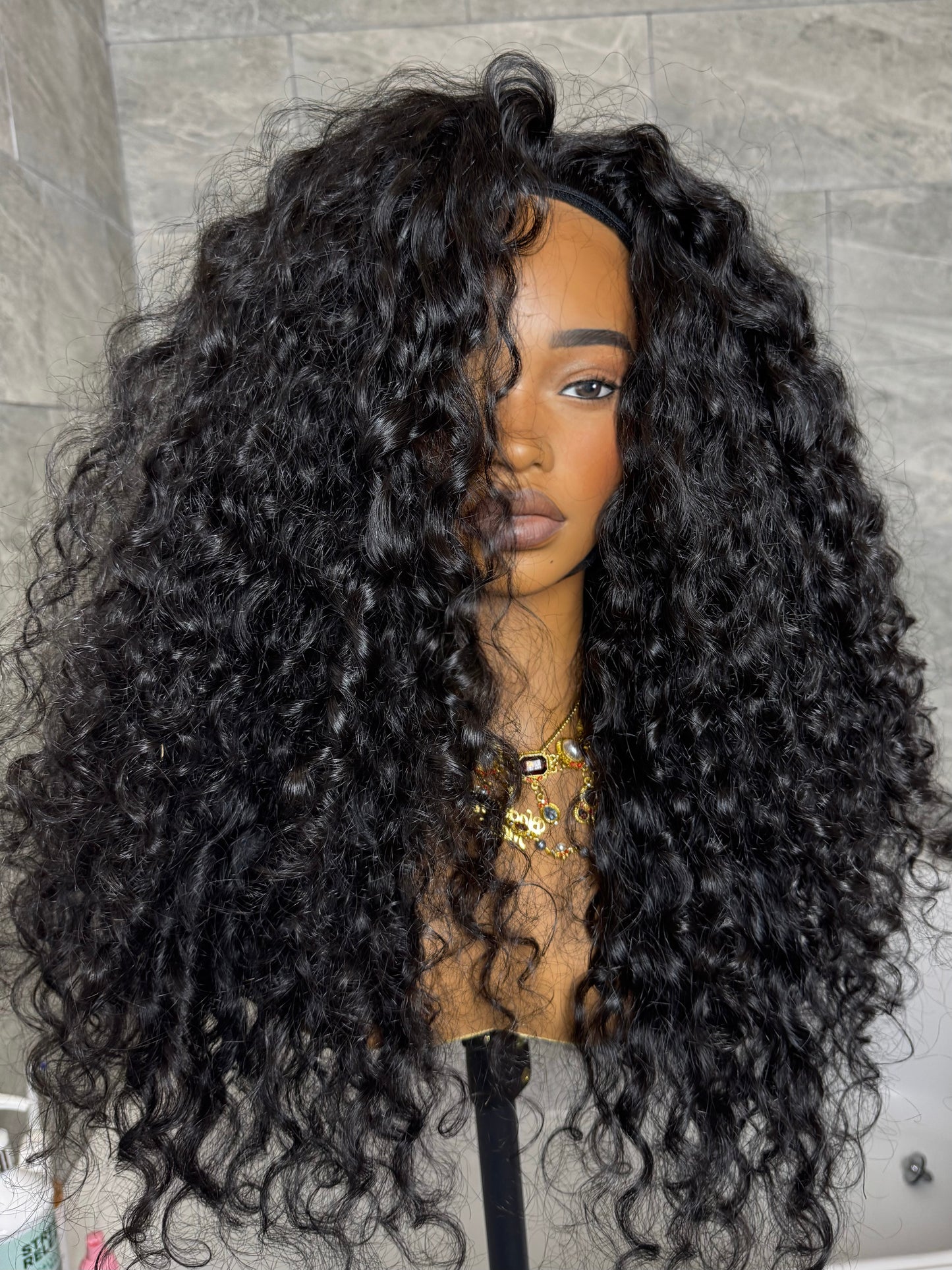 Raw Indian Loose Curly | HALF WIG