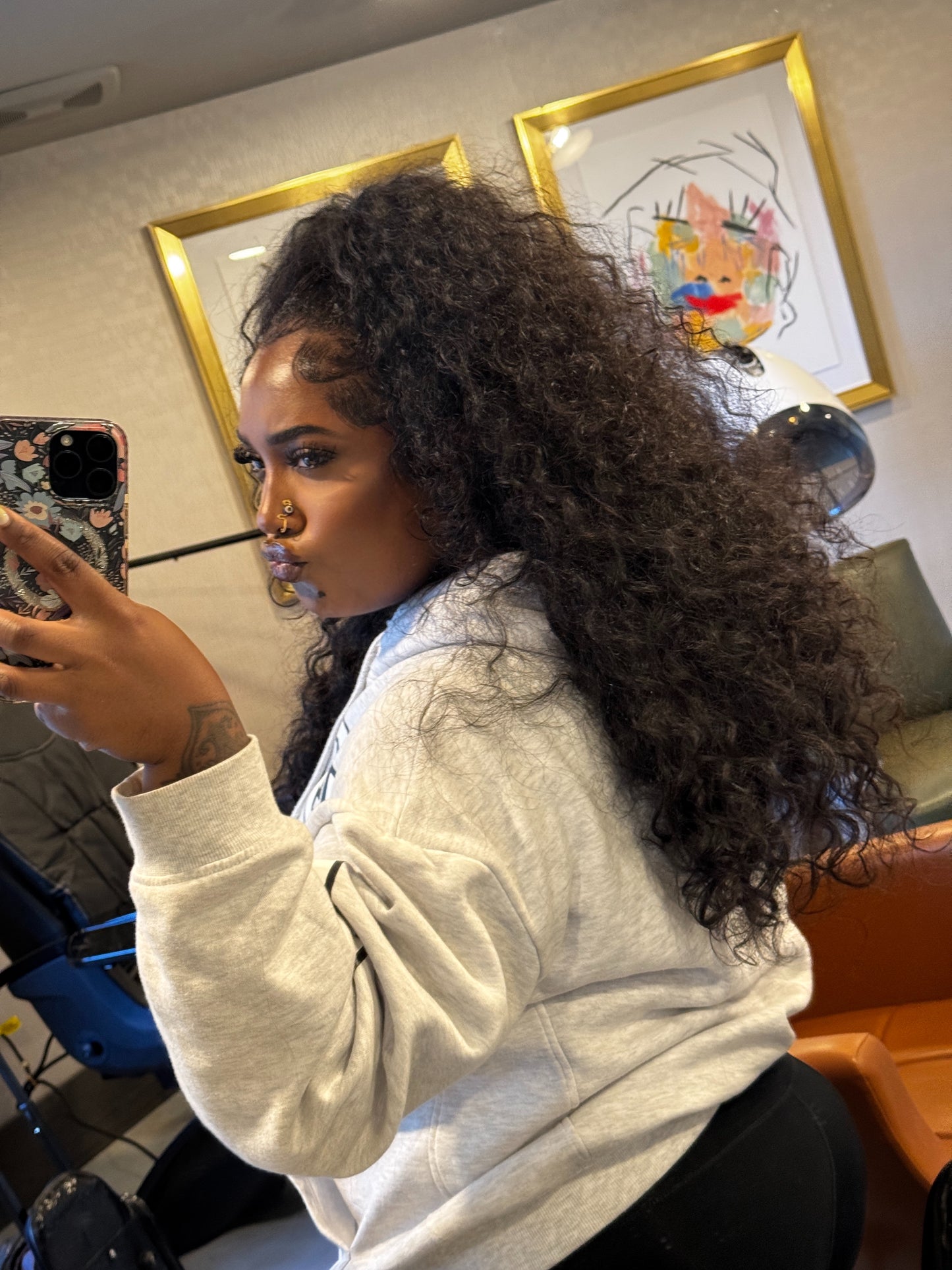 Raw Indian Loose Curly | HALF WIG