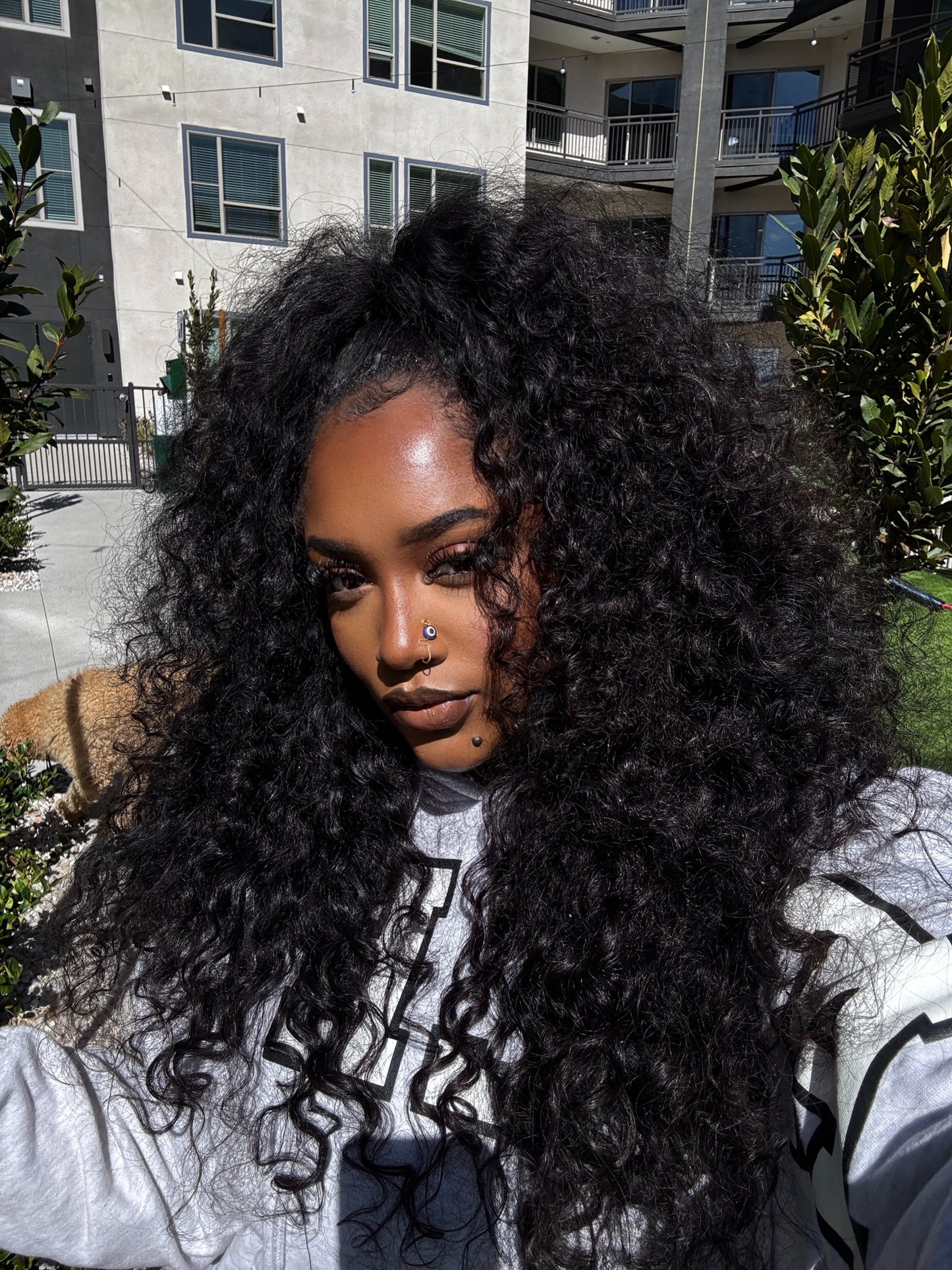 Raw Indian Loose Curly | HALF WIG