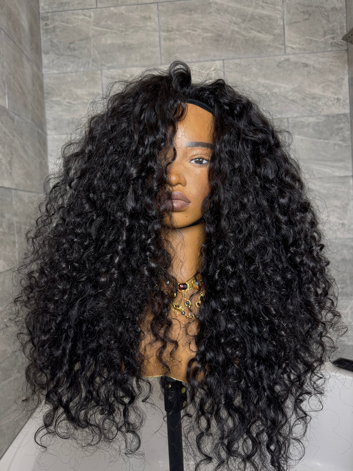 Raw Indian Loose Curly | HALF WIG