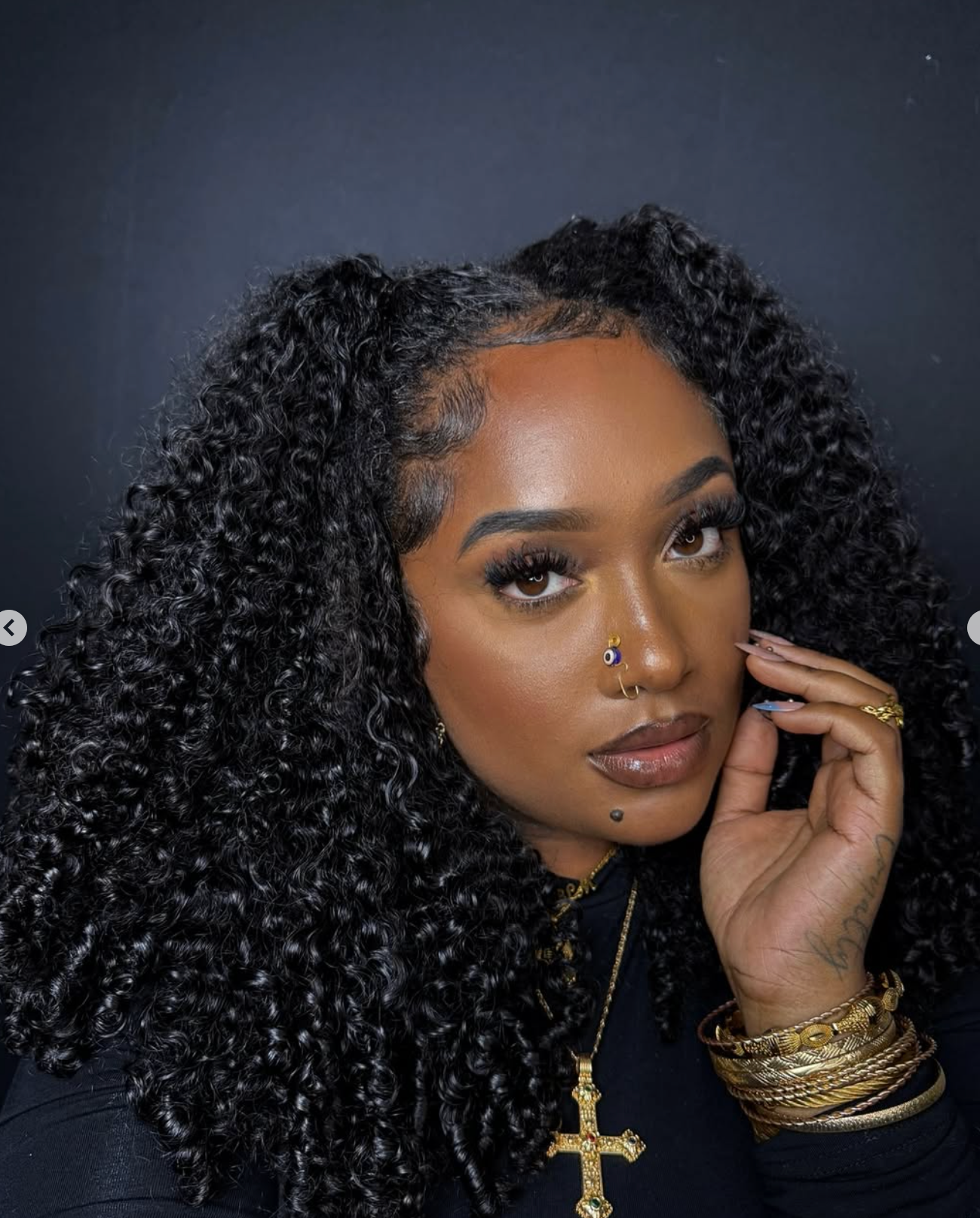 Side Part- 5x5 Hd Closure - Tight Kinky Natural Curl Wig