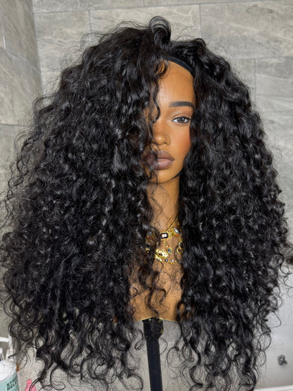 Raw Indian Loose Curly | HALF WIG