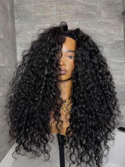 Raw Indian Loose Curly | HALF WIG