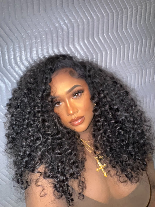Burmese Curly "V- PART WIG"