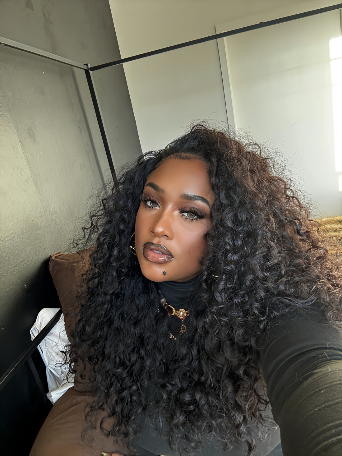 Raw Indian "Loose Curly" HALF Wig